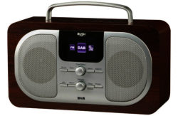 Bush Wood DAB Radio Oak w/colour display